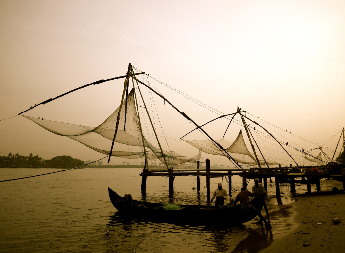 Chinese fishing nets of Kochi