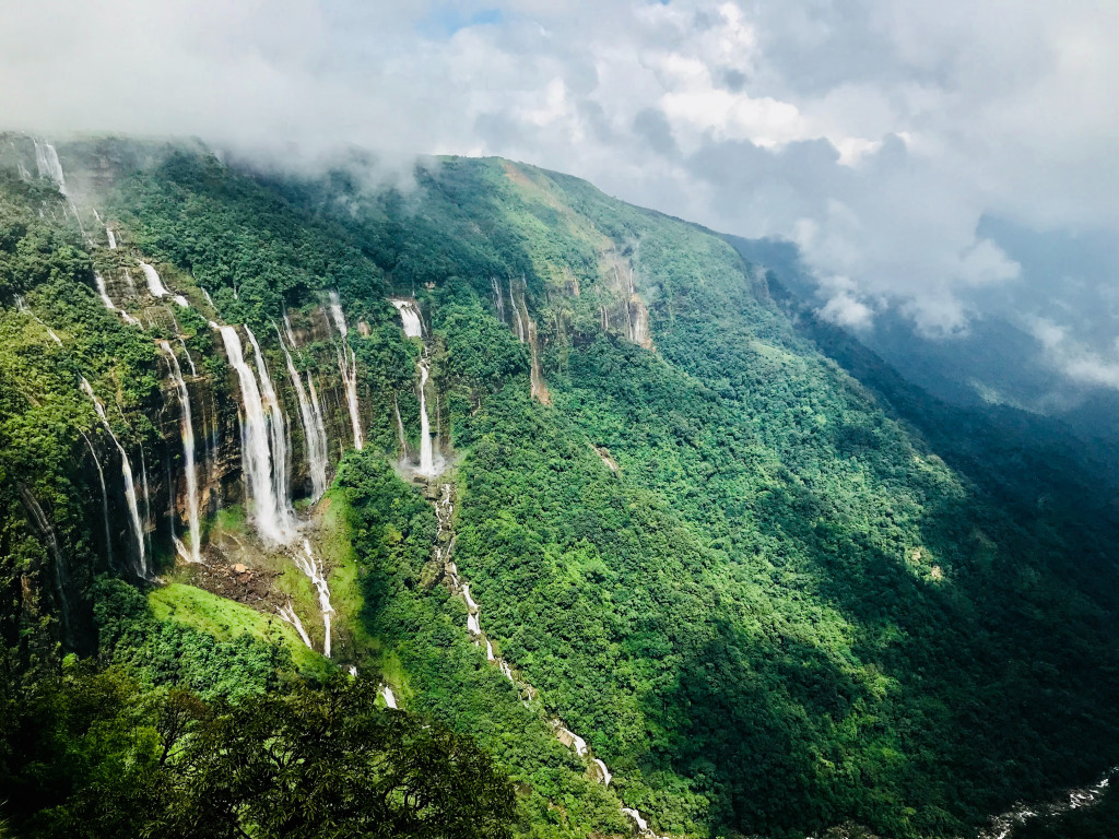 The waterfalls in Matheran