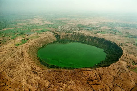 Lonar Crater Lake in Aurangabad