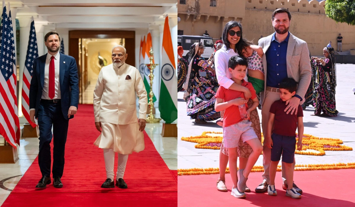 JD Vance Rajasthan Visit Amber Fort