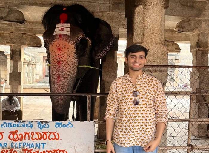 Lakshmi - the elephant at Virupaksha Temple