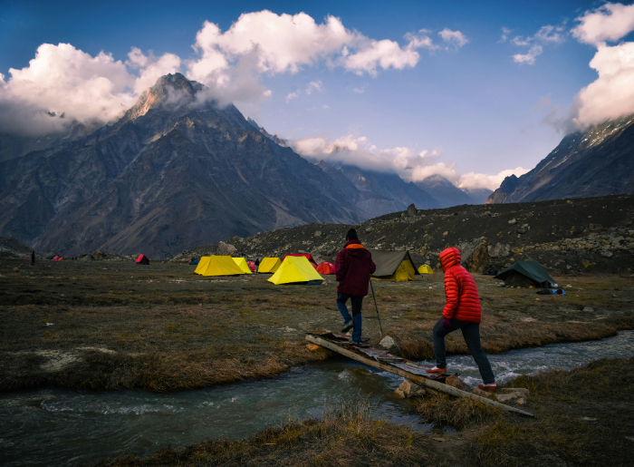 Mountaineers and a few camps