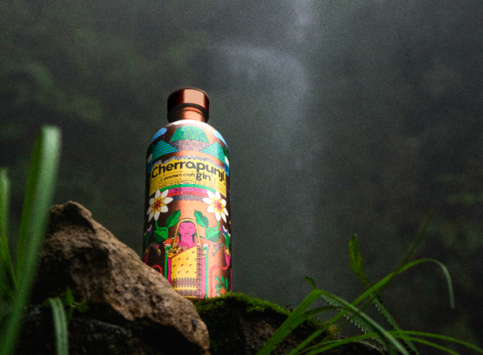 Cherrapunji Gin bottle