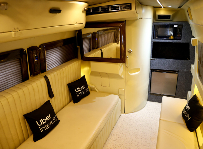 Interiors of Uber Intercity Motorhomes
