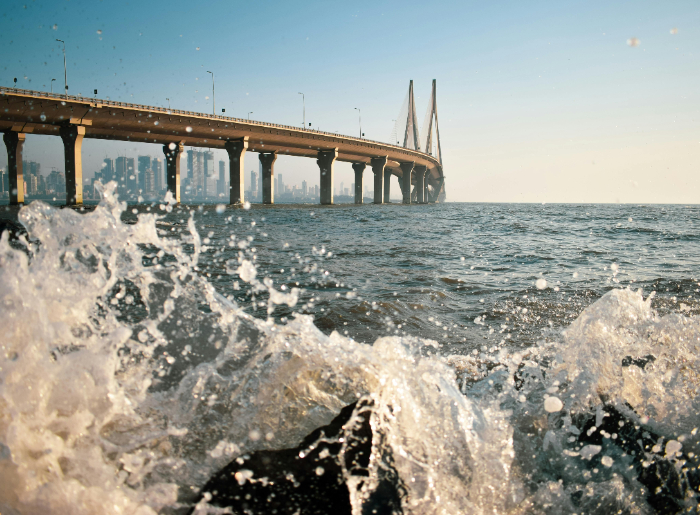 View of Bandra Worli Sea Link