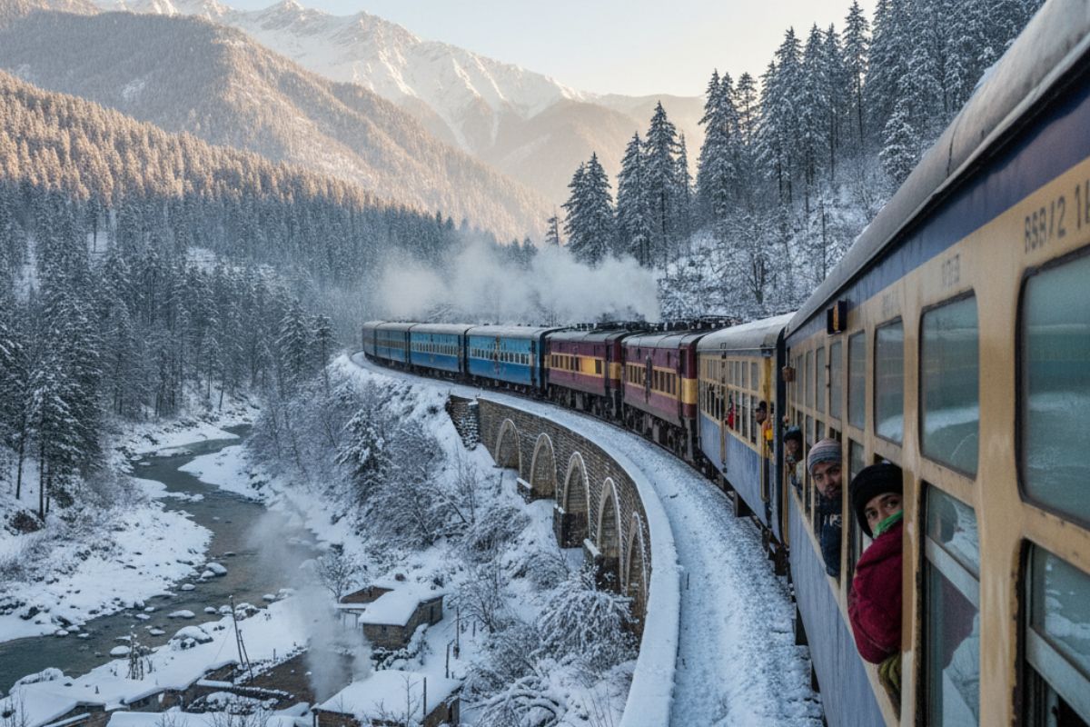 scenic train rides in India