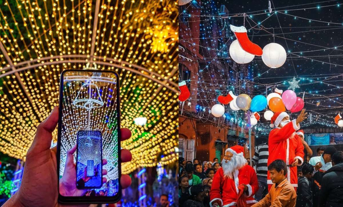 christmas celebration in park street