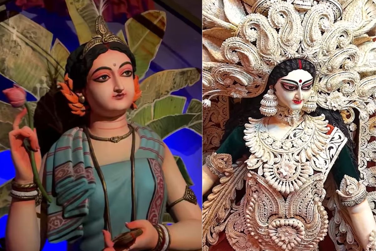 Saraswati Puja Pandal In Kolkata 2026